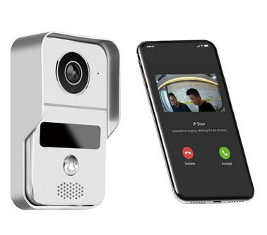 IP54 Waterproof WIFI Video Doorbells 140 Degree Horizontal Angle Tuya Wireless Doorbell